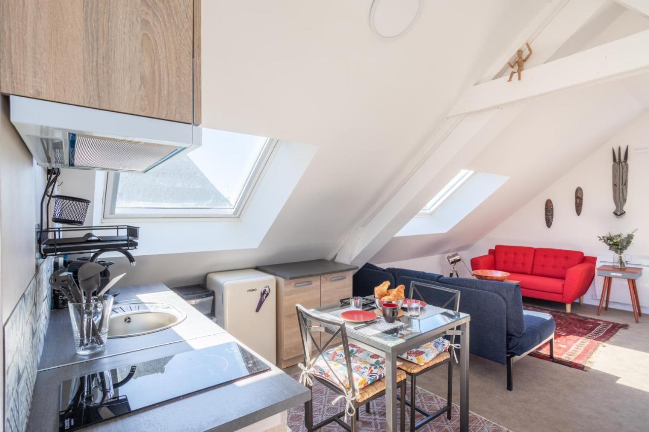 Teranga - Studio Avec Grande Terrasse Dans Rennes Ngoại thất bức ảnh