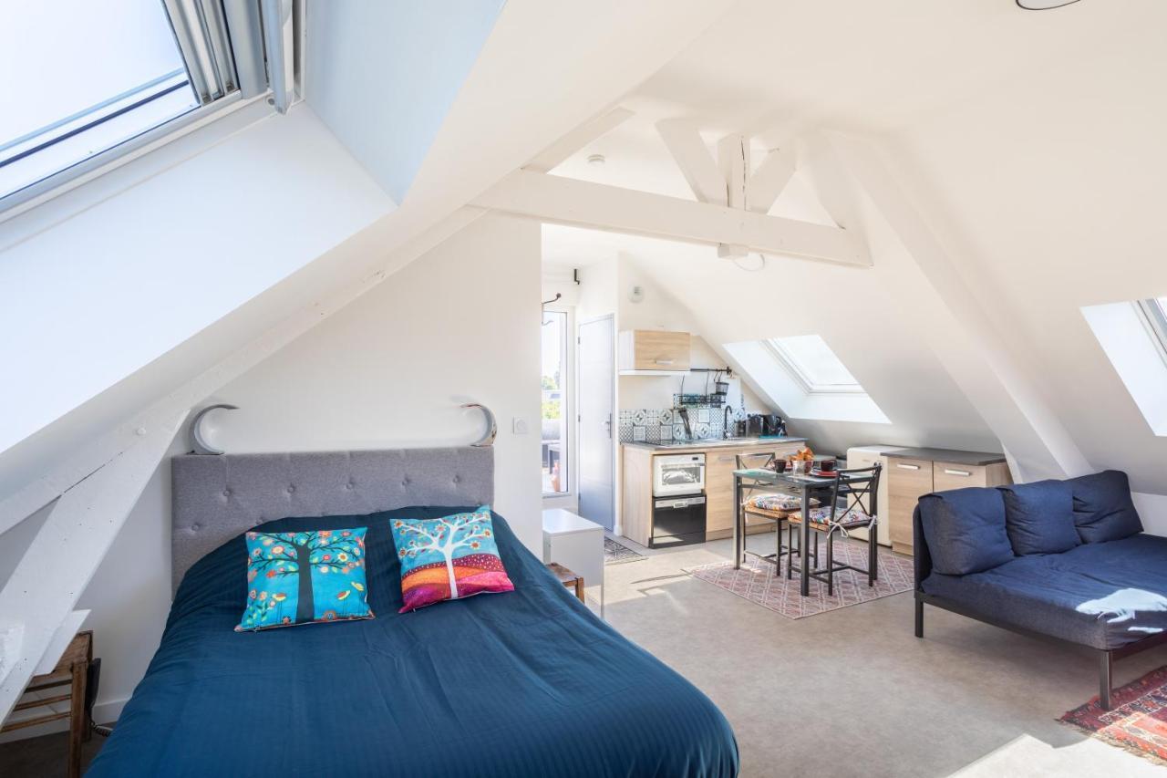 Teranga - Studio Avec Grande Terrasse Dans Rennes Ngoại thất bức ảnh